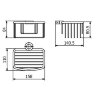 Полка для душевой стойки LANGBERGER ACCESSORIES 76160 подвесная цвет хром