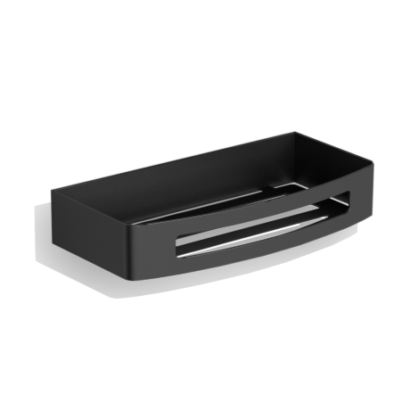 Душевая полка LANGBERGER VICO 75160-BPC подвесная цвет черный матовый