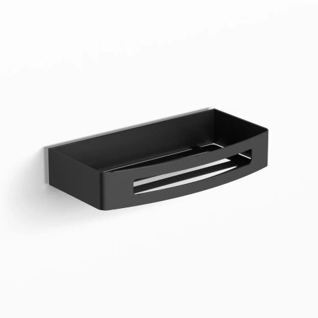 Душевая полка LANGBERGER VICO 75160-BPC подвесная цвет черный матовый