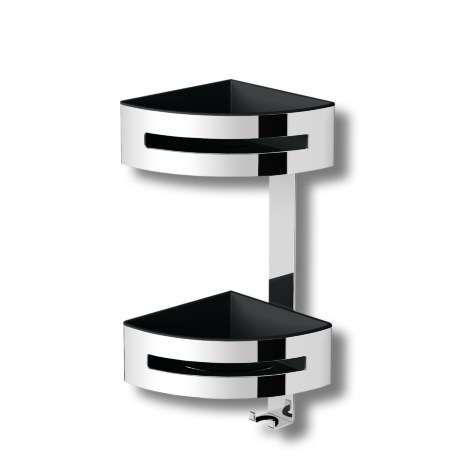 Душевая полка LANGBERGER ACCESSORIES 75862 подвесная с крючком для водосгона цвет хром