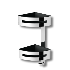 Душевая полка LANGBERGER ACCESSORIES 75862 подвесная с крючком для водосгона цвет хром