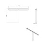 Водосгон LANGBERGER ACCESSORIES 74183 подвесной цвет хром