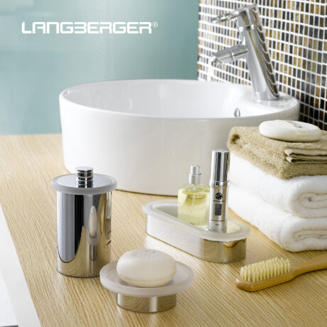 Баночка LANGBERGER LUGANO 23028A настольная цвет хром