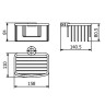 Полка для душевой стойки LANGBERGER ACCESSORIES 76260 подвесная цвет хром