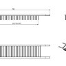 Полка для ванны LANGBERGER ACCESSORIES 79260 подвесная регулировка по ширине цвет хром