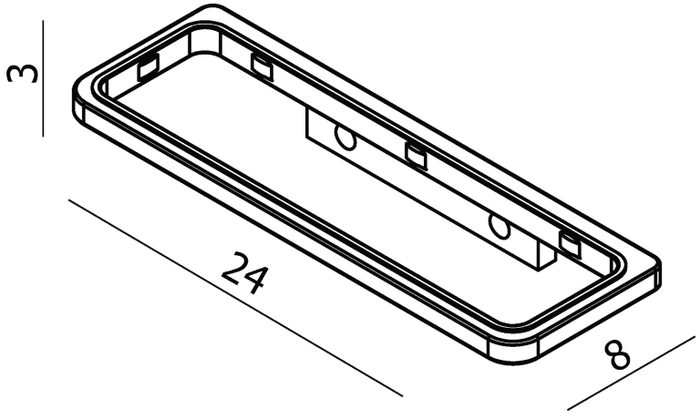 Держатель для аксессуаров LANGBERGER MELVIN 32020A-01-00 подвесной цвет хром