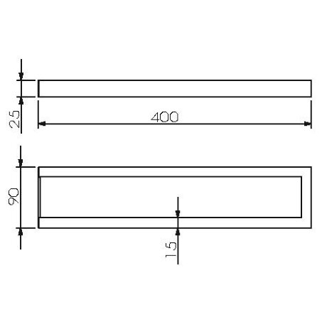 Полотенцедержатель LANGBERGER VICO 30008A подвесной цвет хром
