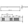 Душевая полка LANGBERGER VICO 31060E подвесная цвет хром